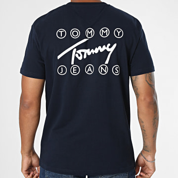 Tommy Jeans - Tee Shirt Signature Play 3598 Bleu Marine
