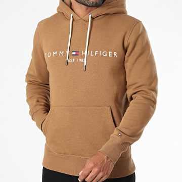 Tommy Hilfiger - Sweat Capuche Tommy Logo 1599 Marron