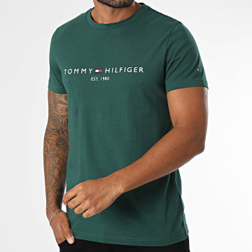 Tommy Hilfiger - Slim Logo T-Shirt 1797 Dark Green