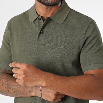 BOSS - Polo Manches Courtes Pallas 50553564 Vert Kaki