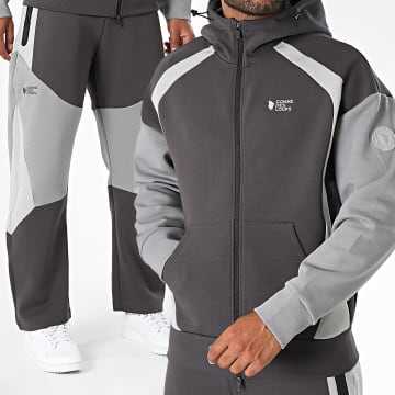 Comme Des Loups - Tracksuit Grizzly Anthracite Grey Light Grey