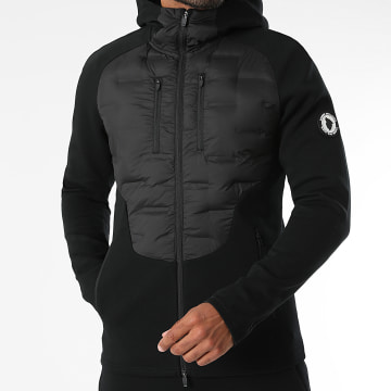 Comme Des Loups - Tracksuit Jacket Zipped Hood Road Black