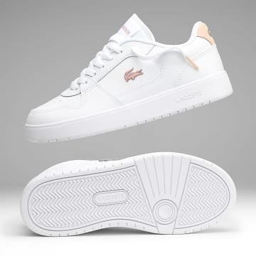 Lacoste - Baskets Femme Court Ace 226 White Light Pink