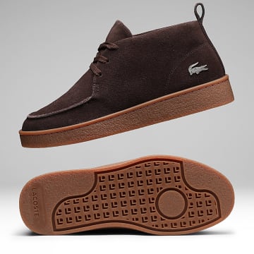 Lacoste - Chaussures Baseshot Chukka 2252 Dark Borwn Gum