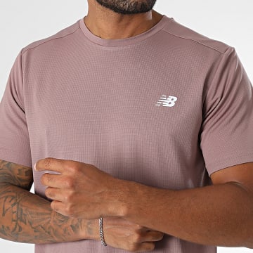 New Balance - Camiseta MT51801 Rosa