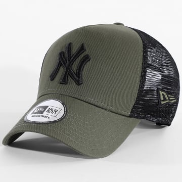 New Era - Cappellino Trucker League Essential NY New York Yankees 11871464 Verde Kaki Nero
