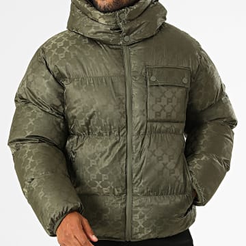 PXP - Doudoune Capuche Zippée 2551008 Vert Kaki