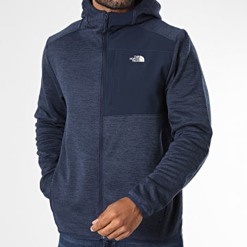 The North Face - Jas met rits en capuchon Perf Fleece FZ A8CVT Marine blauw gemêleerd