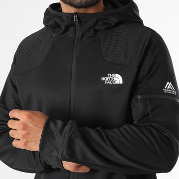 The North Face - Chaqueta con capucha con cremallera Mountain Ahletics A8J7X Negro