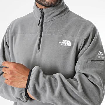 The North Face - Fleece-Hoodie mit Reißverschluss Mountain Athletics A8J8P Grau