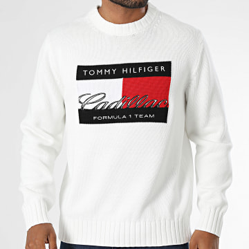 Tommy Hilfiger - Maglia F1 Flag Sweater 0137 Bianco