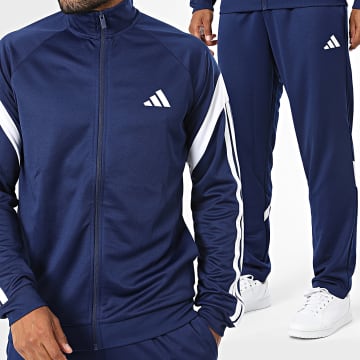 Adidas Sportswear - Ensemble De Survetement A Bandes Teamsport KF4161 Bleu Marine