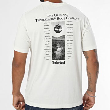Timberland - T-Shirt Regular Fit NH Poster Back Graphic 0YHBK White