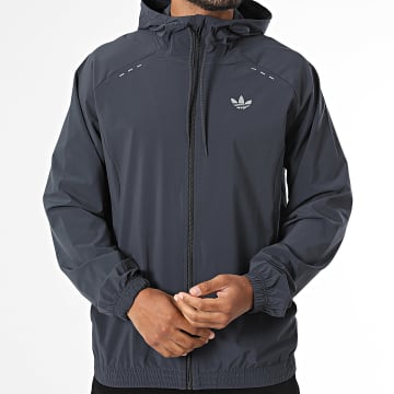 Adidas Originals - Sportjacke Tech Trefoil Essentials KY1642 Anthrazit Grau