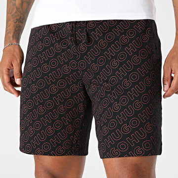 HUGO - Pantalón corto de chándal Ezra 50566109 Negro Rojo