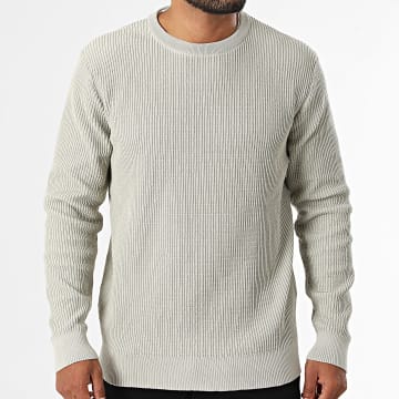 KZR - Maglia Testurizzata 118 Grigio Chiaro