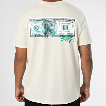 Sale Môme Paris - T-Shirt Oversize Large Sale Dollar Beige