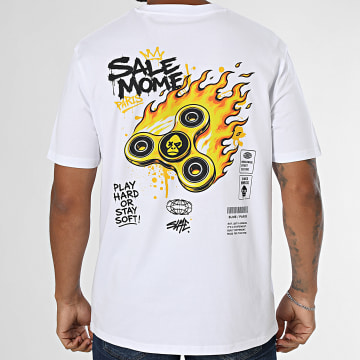 Sale Môme Paris - Oversized T-Shirt Large Play Hard White Gorilla