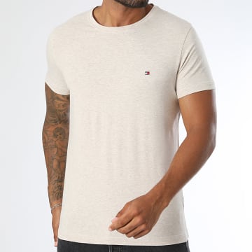 Tommy Hilfiger - Tee Shirt Slim Stretch 0800 Beige Clair