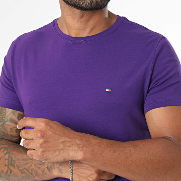Tommy Hilfiger - Slim Stretch T-Shirt 0800 Dark Violet