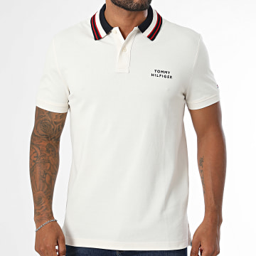 Tommy Hilfiger - Polo Manches CourtesRegular Fit Left Chest Graphic 4665 Beige Clair