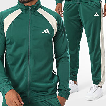 Adidas Sportswear - Ensemble De Survetement Colorblock KF4159 Vert Foncé
