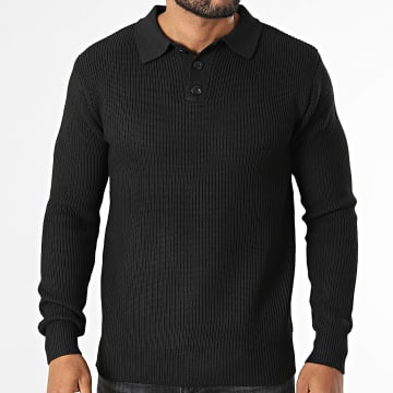 Classic Series - Jersey con Cuello Buttoned 927 Negro