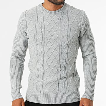 Classic Series - Jersey texturizado 951 gris jaspeado