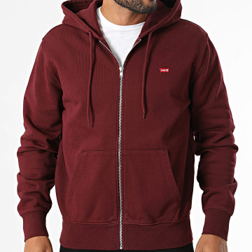 Levi's - Hoodie Capuchon met rits 009DR Bordeaux