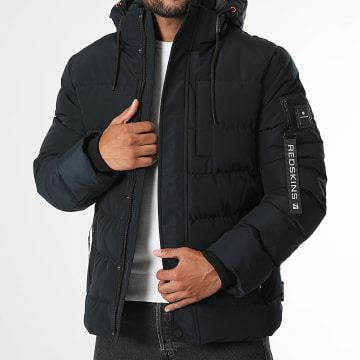 Redskins - Doudoune Capuche Cartel Juarez Bleu Marine