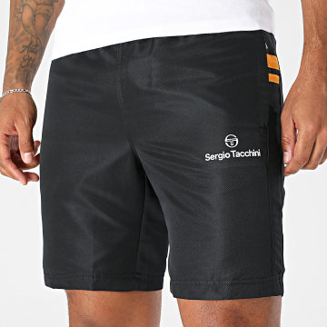 Sergio Tacchini - Pantalón chándal Agnone 41557 Negro Naranja