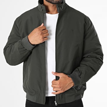 Superdry - Giacca Campus Piumino con Zip Harrington M5012483A Verde Kaki