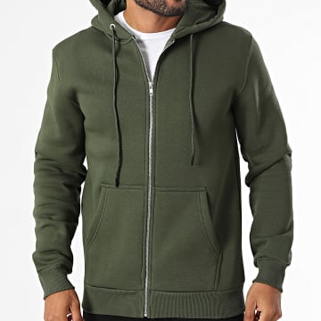 Classic Series - Sudadera Con Capucha Y Cremallera 894 Verde Kaki