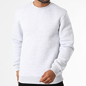 Classic Series - Sudadera Crewneck 884 Gris Jaspeado