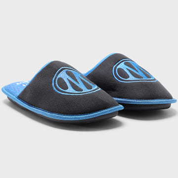 OM - Mules M26025 Black Royal Blue