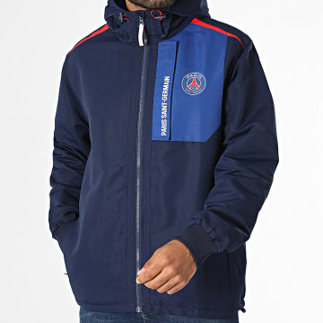 PSG - Antivento con cappuccio zip P26067 Blu Navy