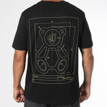 Teddy Yacht Club - T-Shirt Oversize Draw Gold Nero