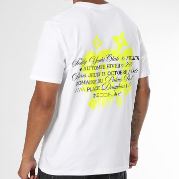 Teddy Yacht Club - T-Shirt Oversize Atelier Expo Giallo Fluo Bianco