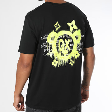 Teddy Yacht Club - T-Shirt Oversize Atelier Expo Giallo Fluo Nero