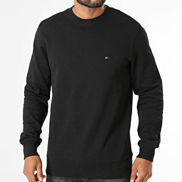 Tommy Hilfiger - Sudadera Crewneck Essential Terry 7237 Negro