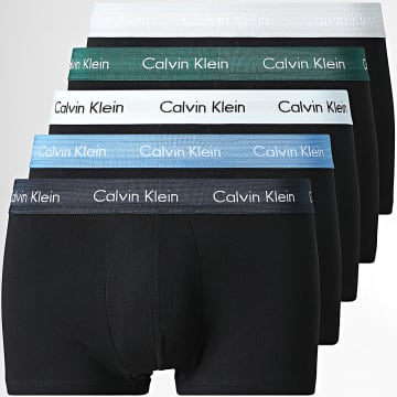 Calvin Klein - Lot De 5 Boxers NB2734A Noir Bleu Vert Gris