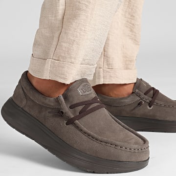 Hey Dude - Mocassino Wally Comf Suede Major Brown Mole Brown