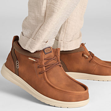 Hey Dude - Mocassini Wally Mid Gripr Classic Cognac Tan