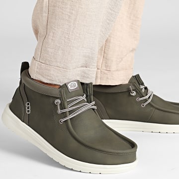 Hey Dude - Mocassini Wally Mid Gripr Classic Deep Olive