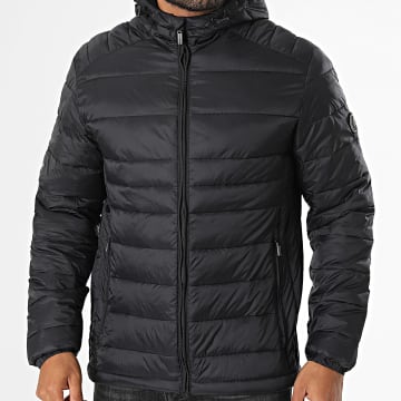 Jack And Jones - Piumino con cappuccio Zip Kingsley Nero
