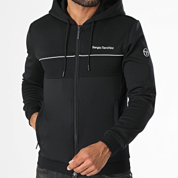 Sergio Tacchini - Sweat Capuche Zippé Poerio 41837 Noir