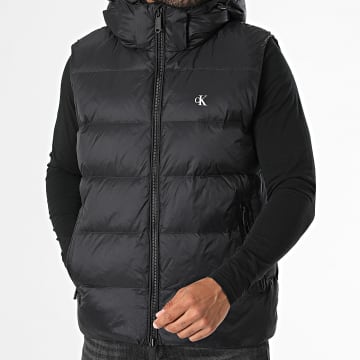 Calvin Klein - Piumino con cappuccio Senza Maniche RG514 Nero