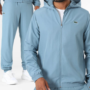 Lacoste - Ensemble De Survetement Logo Crocodile Bleu Clair