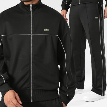 Lacoste - Ensemble De Survêtement Logo Brodé Crocodile Noir