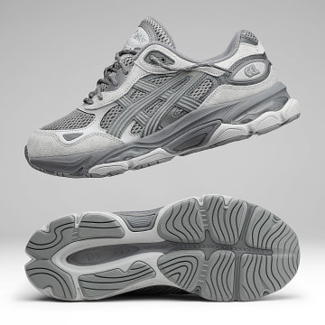 Asics - Baskets Gel NYC 2.0 1203B080 Clay Grey Cement Grey
